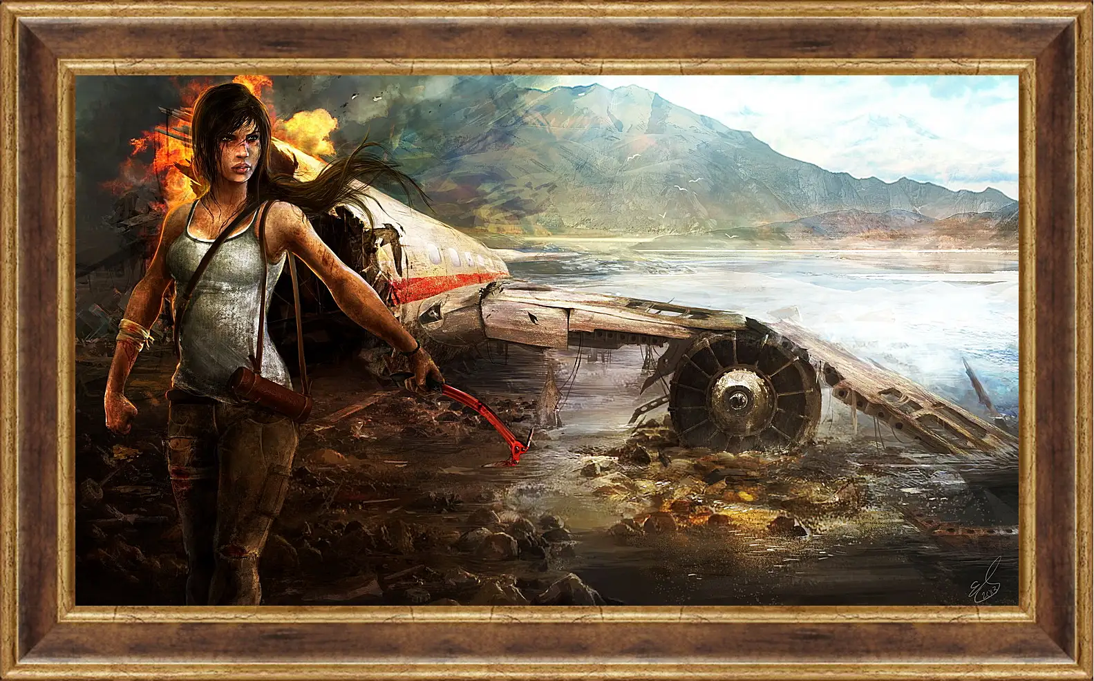 Картина в раме - Tomb Raider