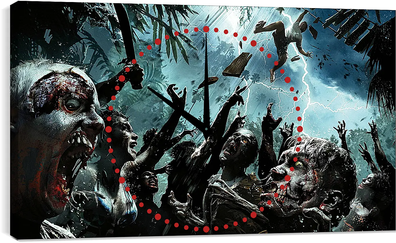 Часы картина - Dead Island: Riptide
