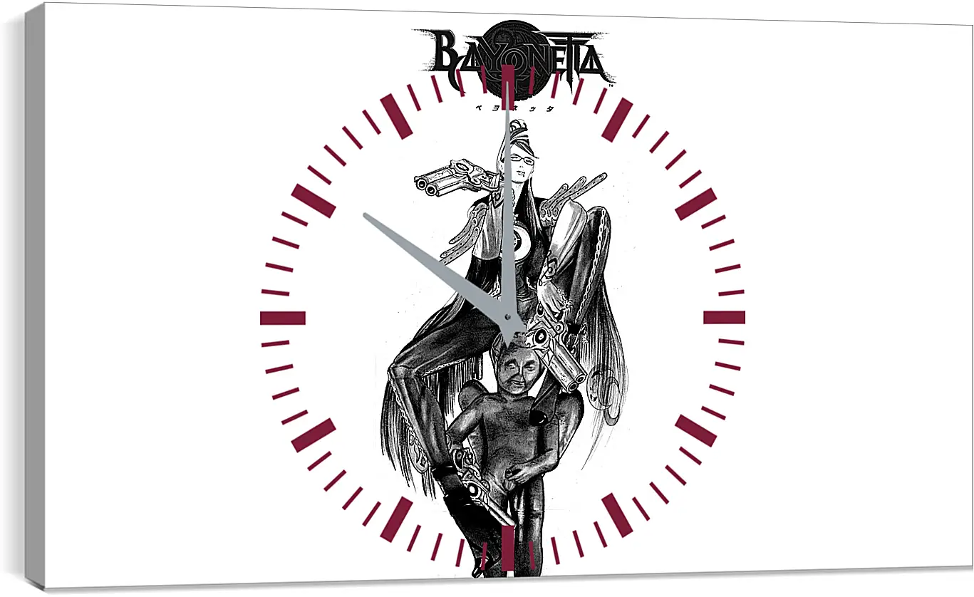 Часы картина - Bayonetta
