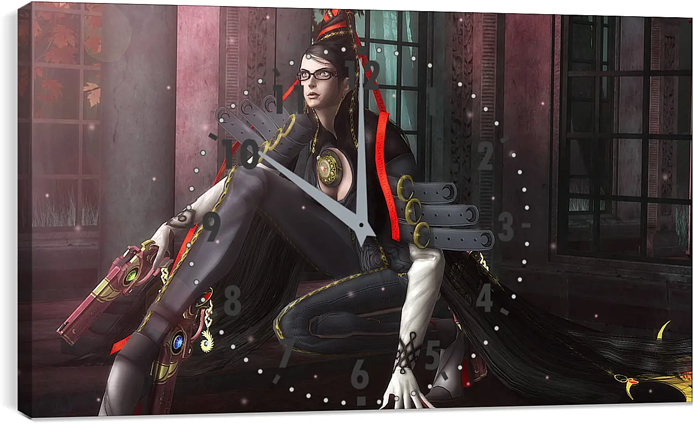 Часы картина - Bayonetta
