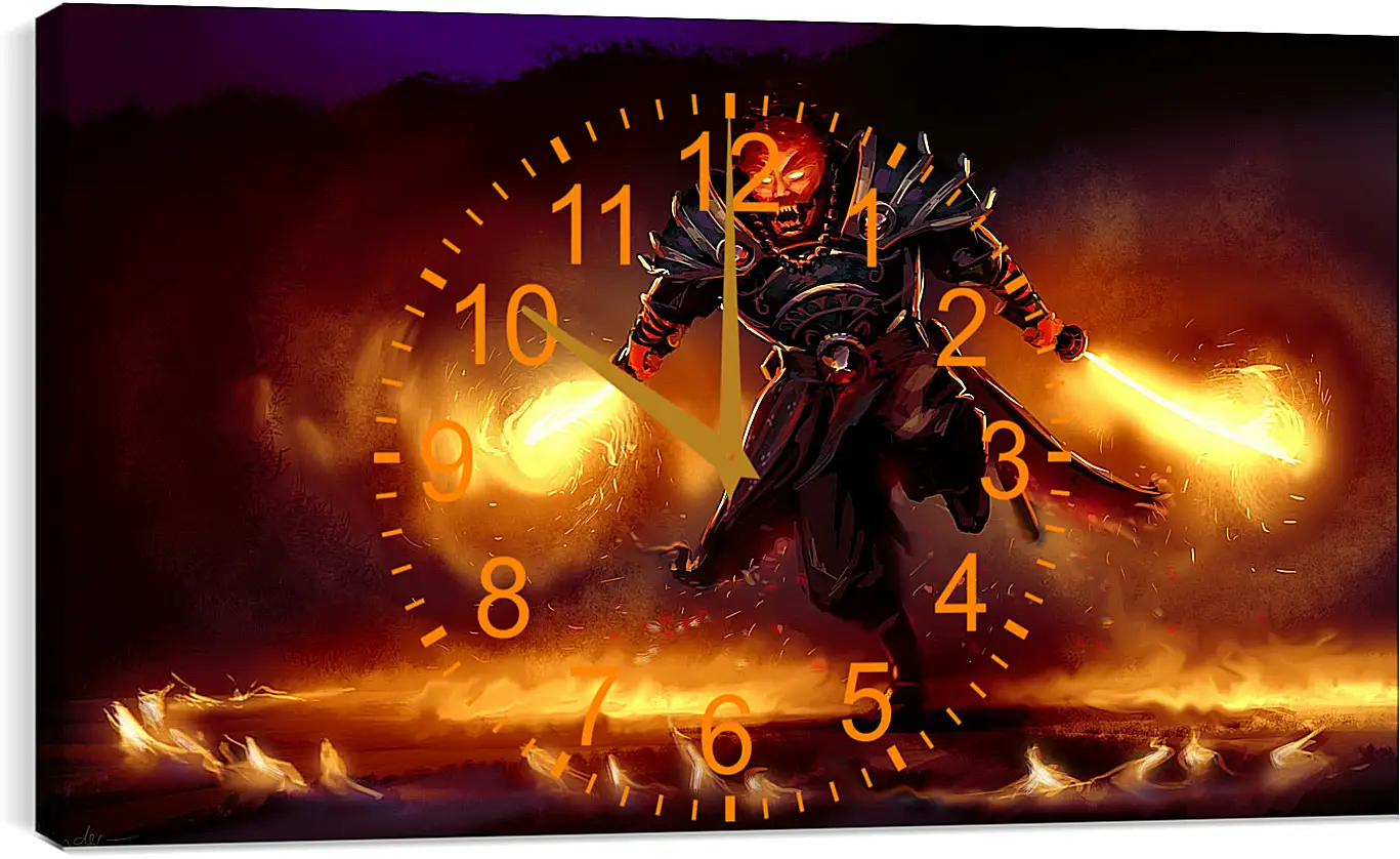 Часы картина - DotA 2