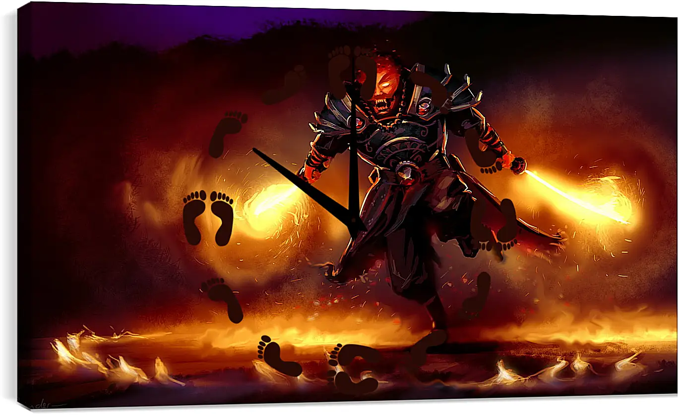 Часы картина - DotA 2