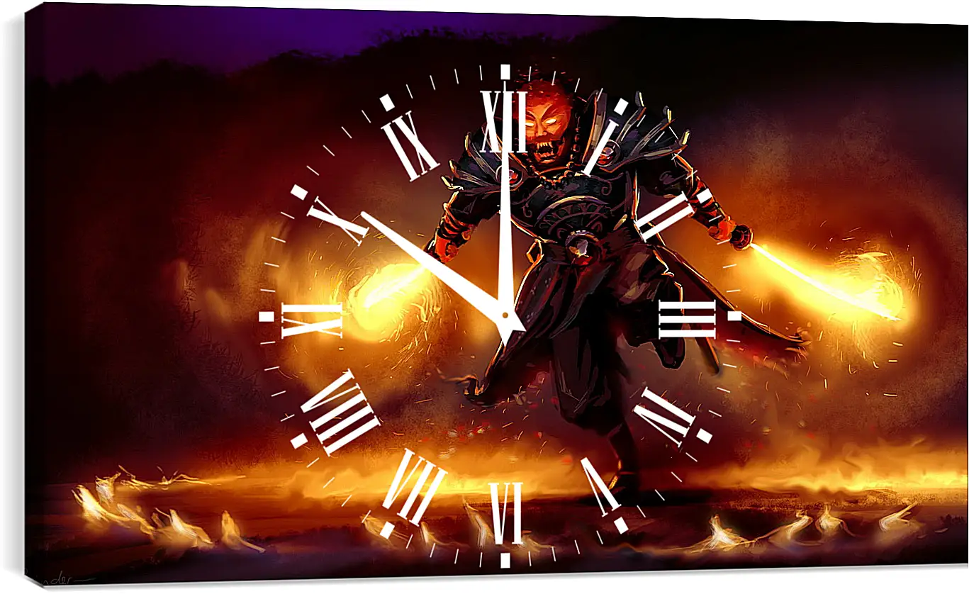 Часы картина - DotA 2