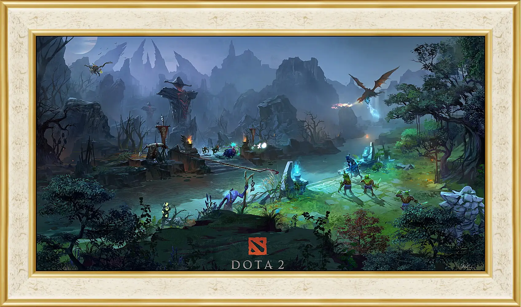 Картина в раме - DotA 2