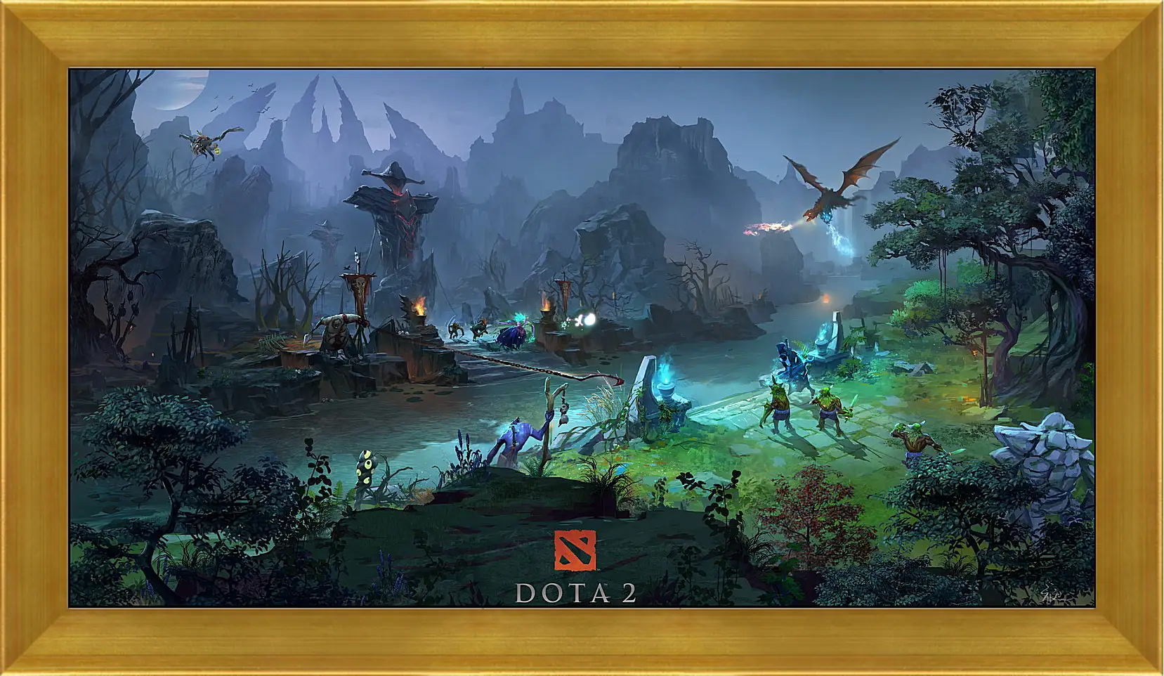 Картина в раме - DotA 2