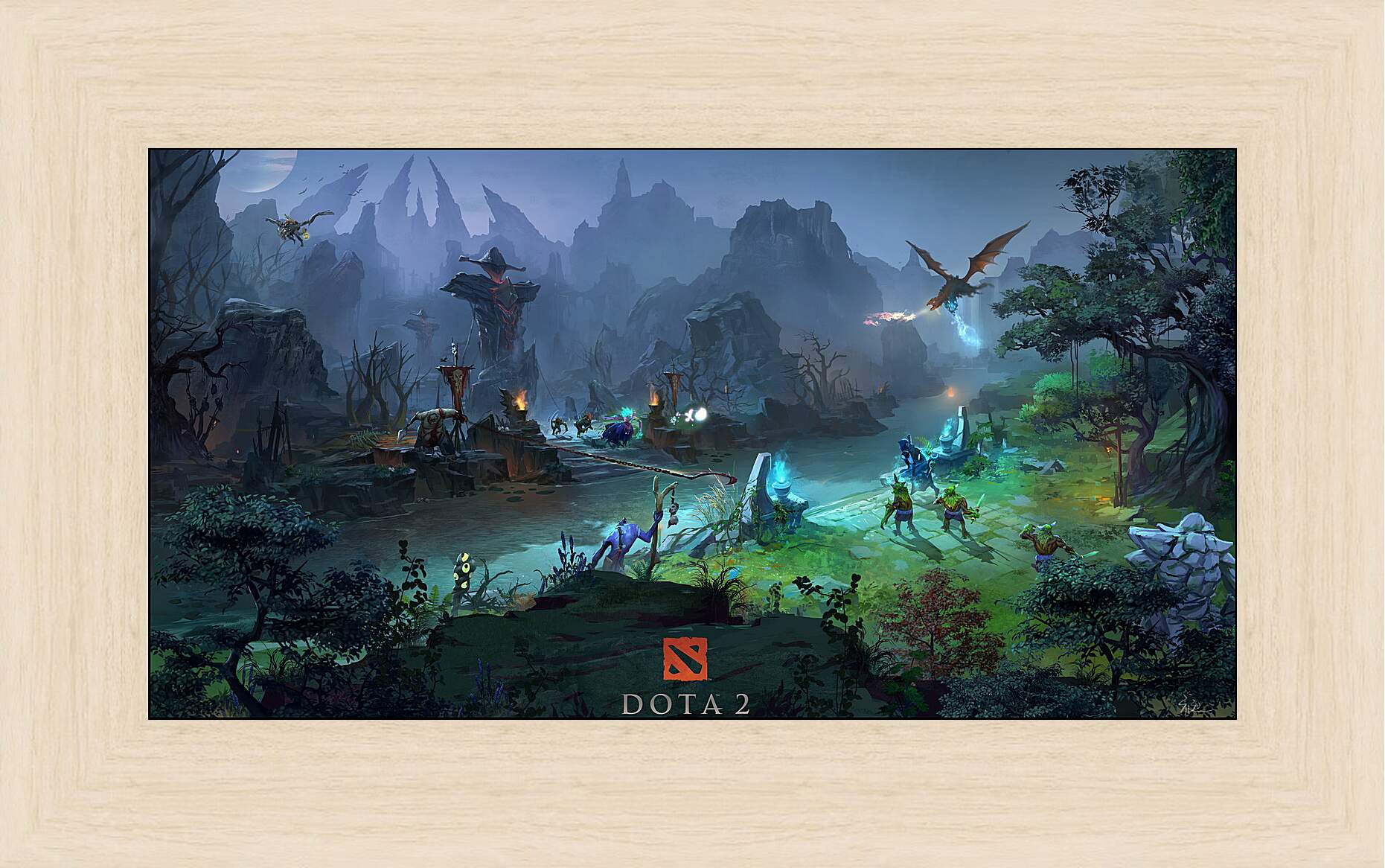 Картина в раме - DotA 2