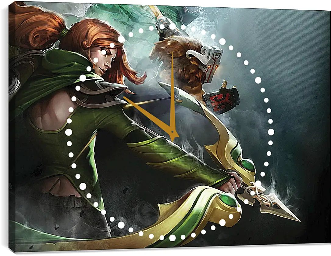 Часы картина - DotA 2