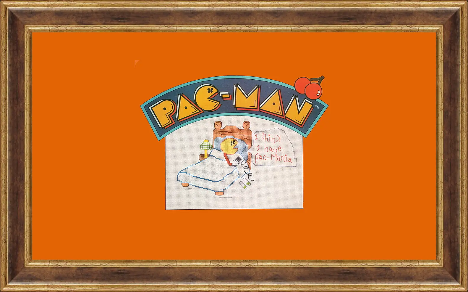 Картина в раме - Pac-Man
