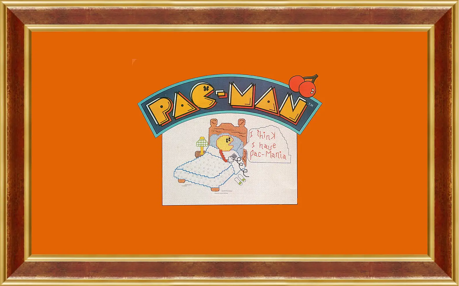 Картина в раме - Pac-Man
