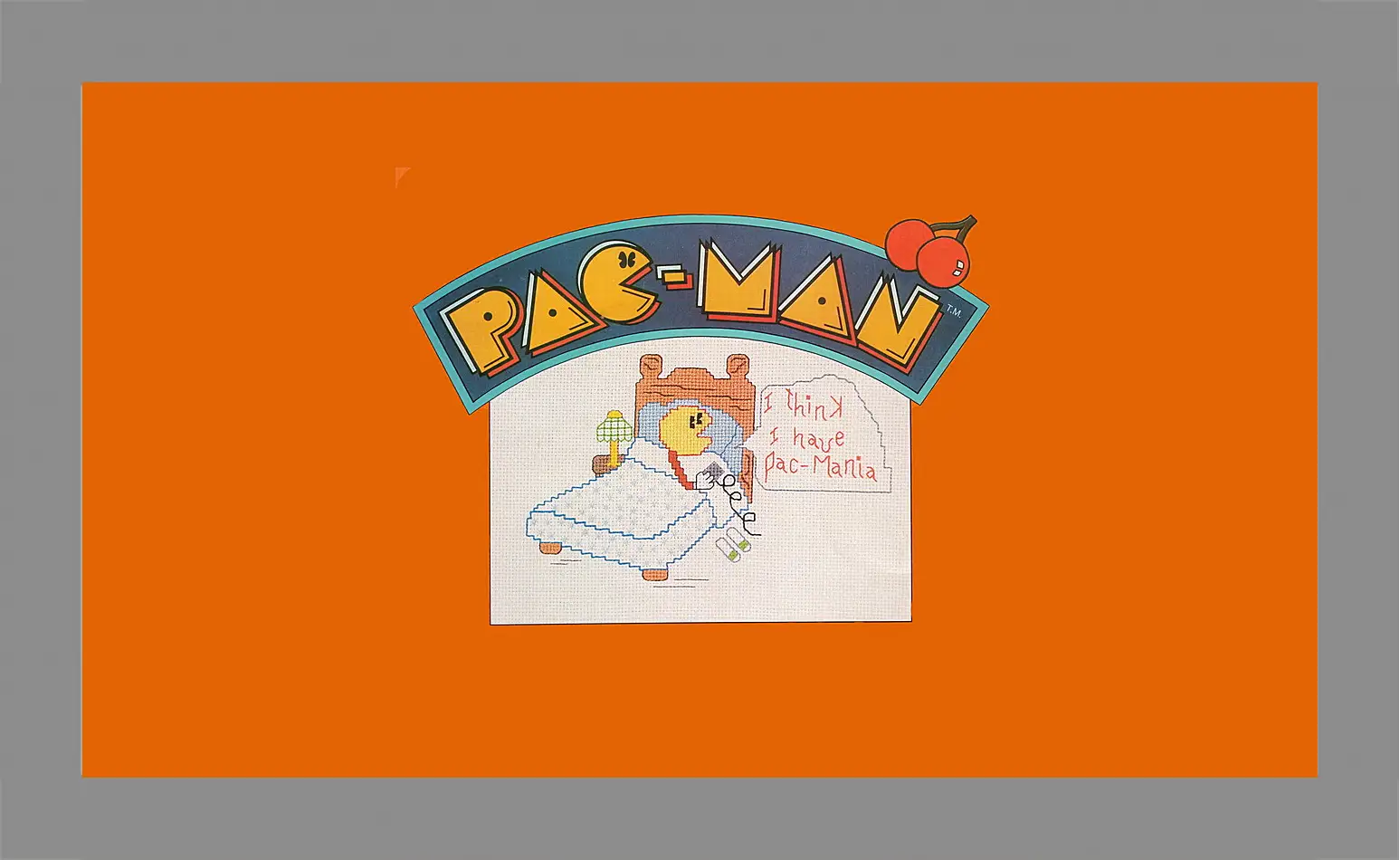 Картина в раме - Pac-Man

