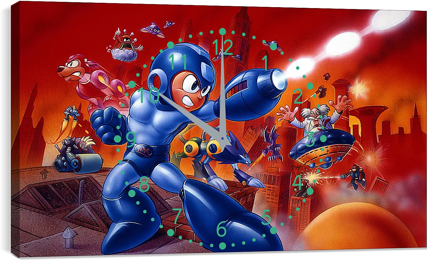 Часы картина - Mega Man 7
