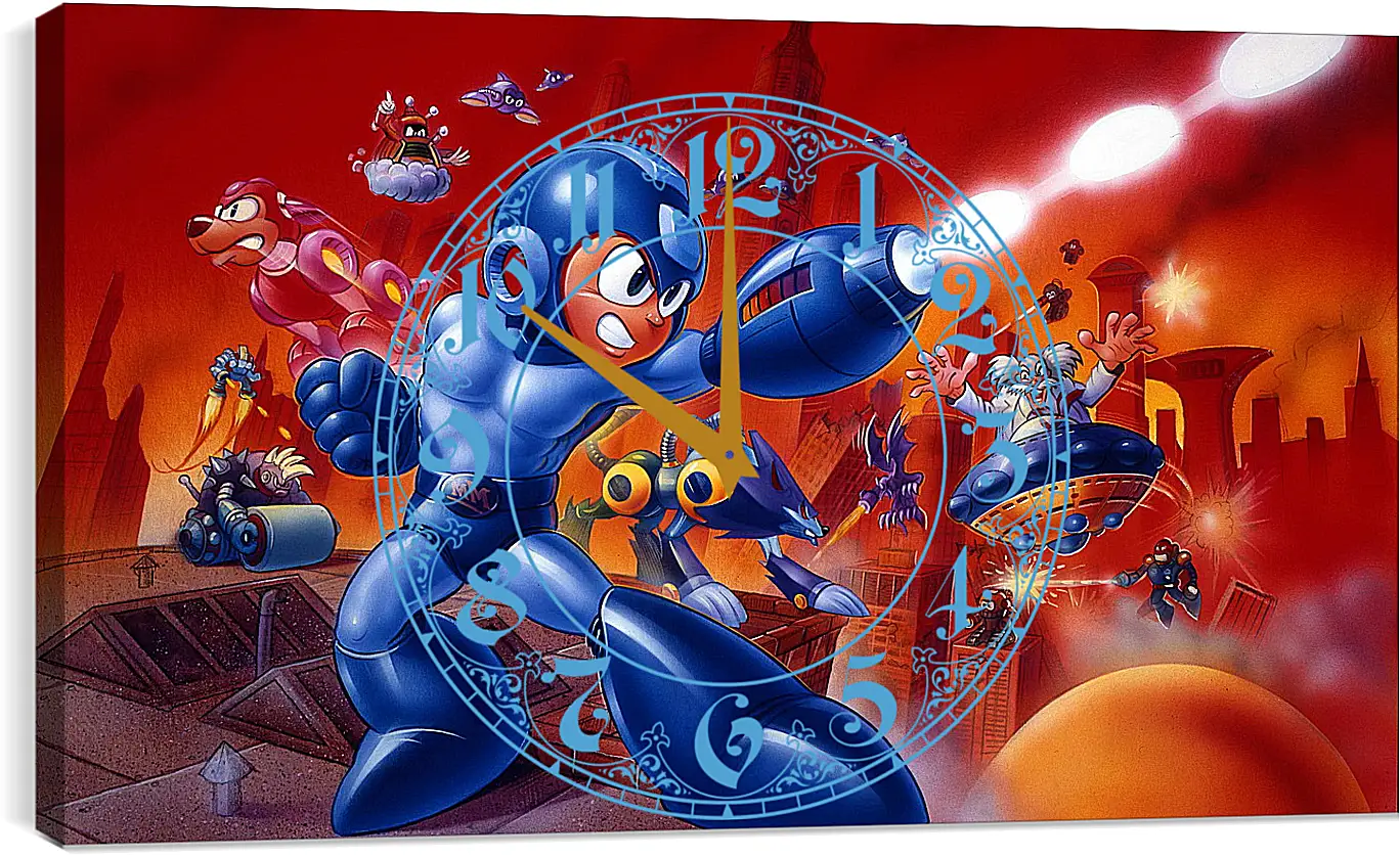 Часы картина - Mega Man 7
