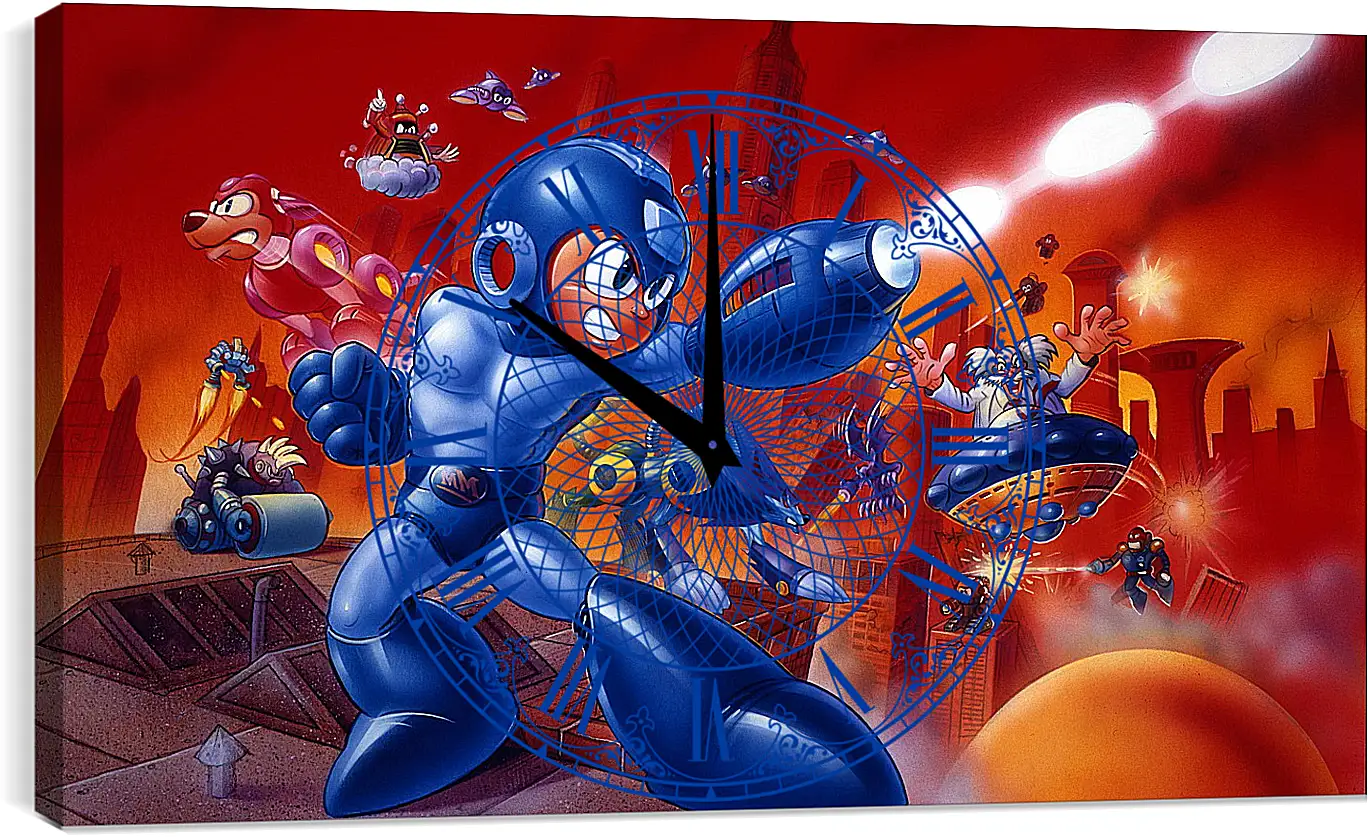 Часы картина - Mega Man 7
