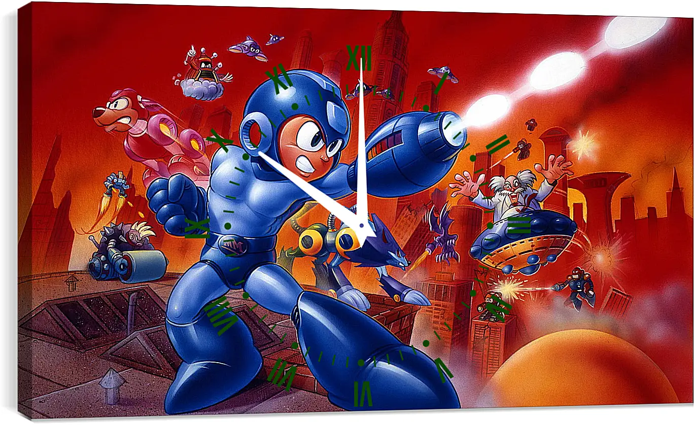 Часы картина - Mega Man 7
