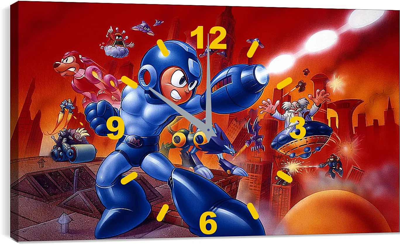 Часы картина - Mega Man 7
