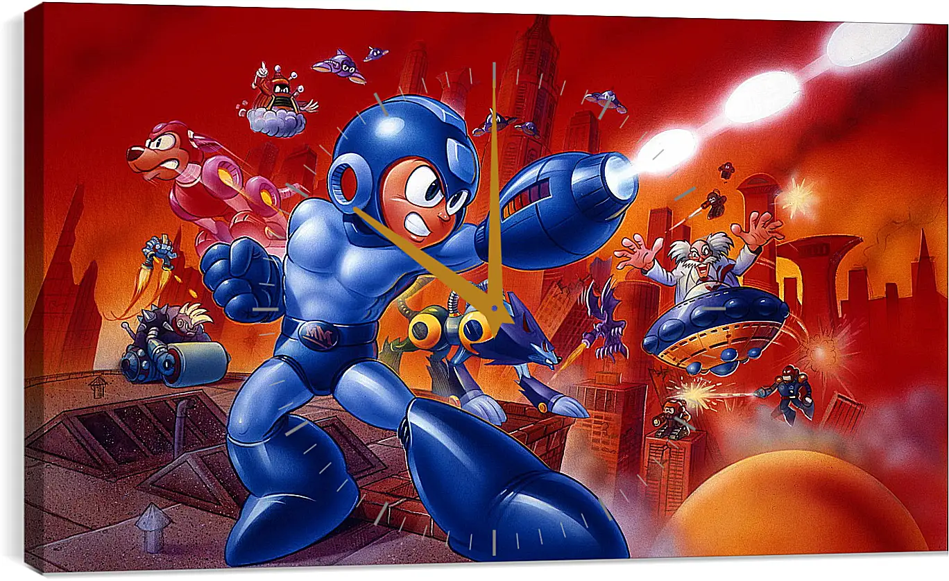 Часы картина - Mega Man 7
