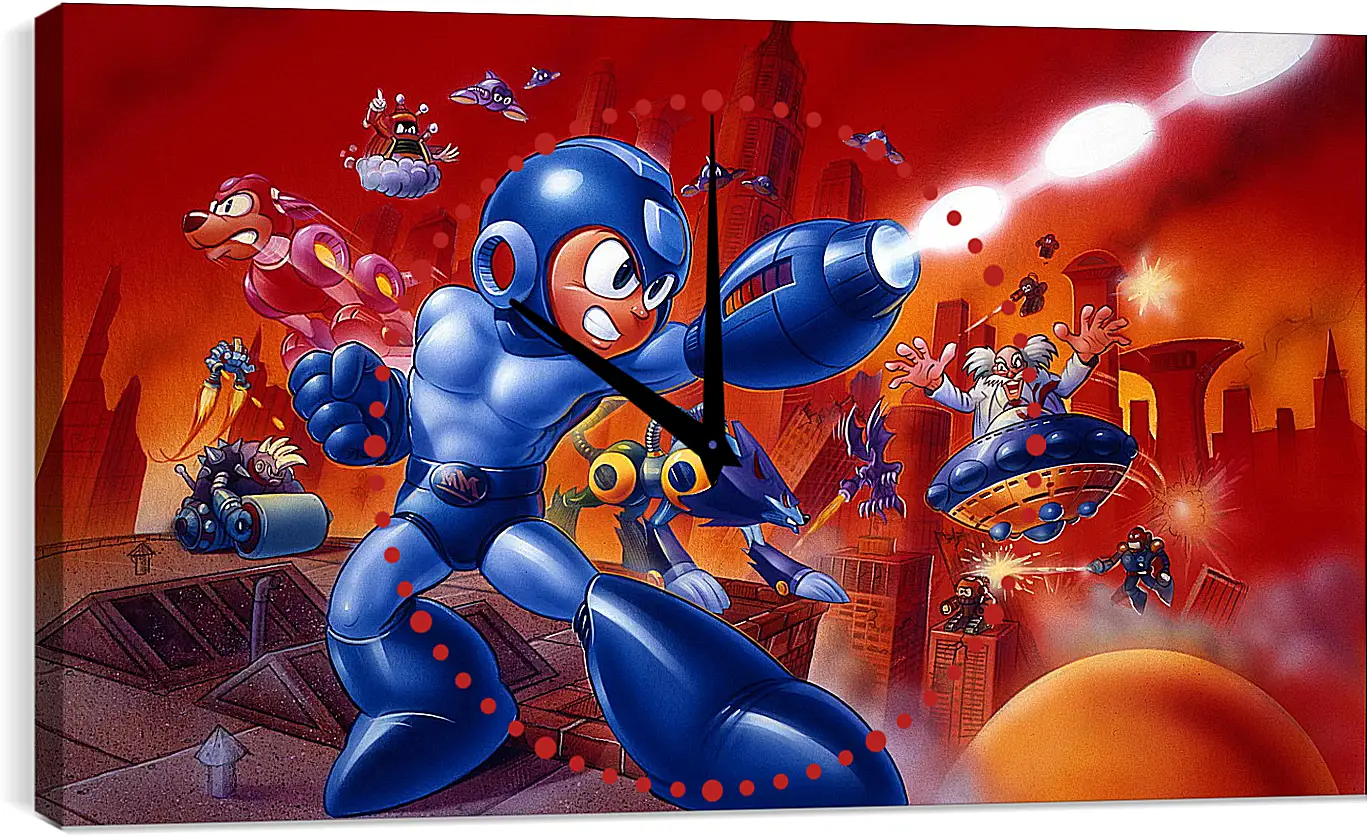 Часы картина - Mega Man 7
