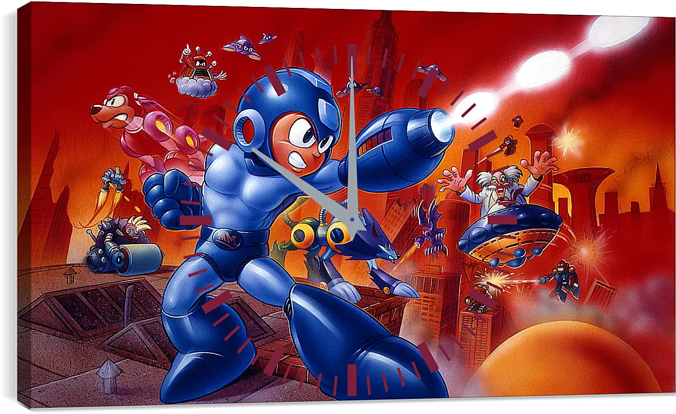 Часы картина - Mega Man 7
