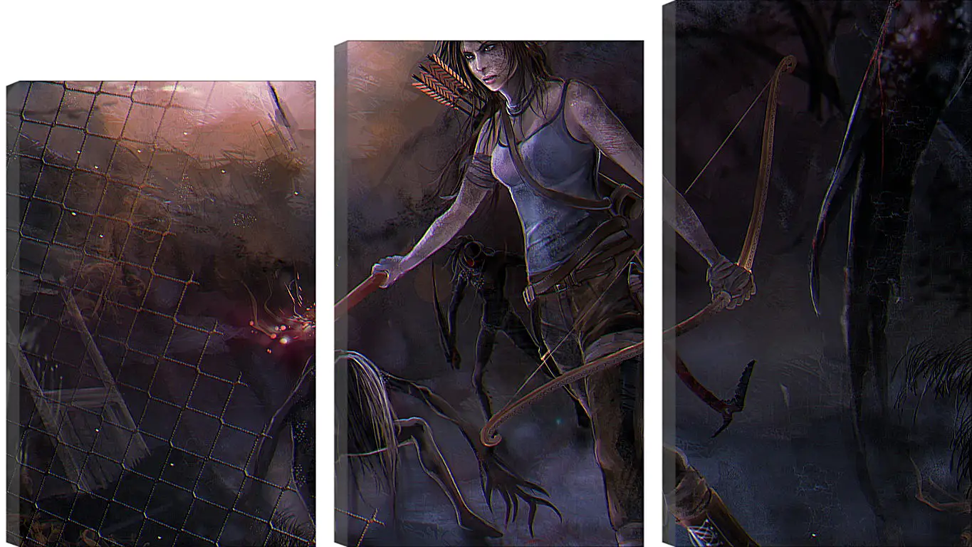 Модульная картина - Tomb Raider