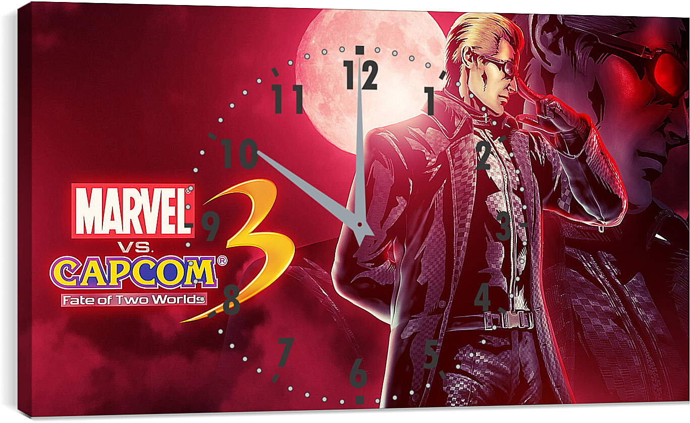 Часы картина - Marvel Vs. Capcom 3
