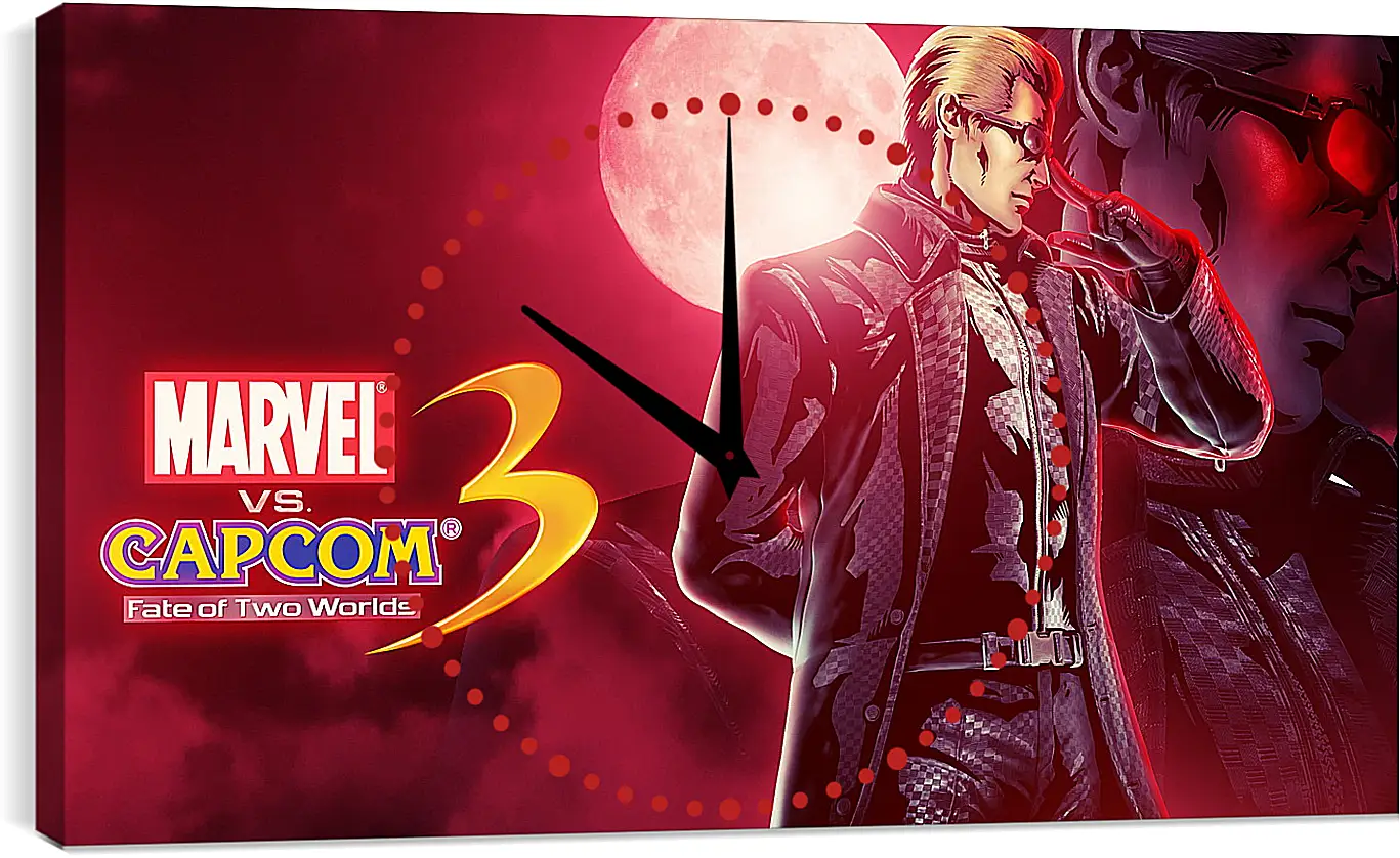 Часы картина - Marvel Vs. Capcom 3
