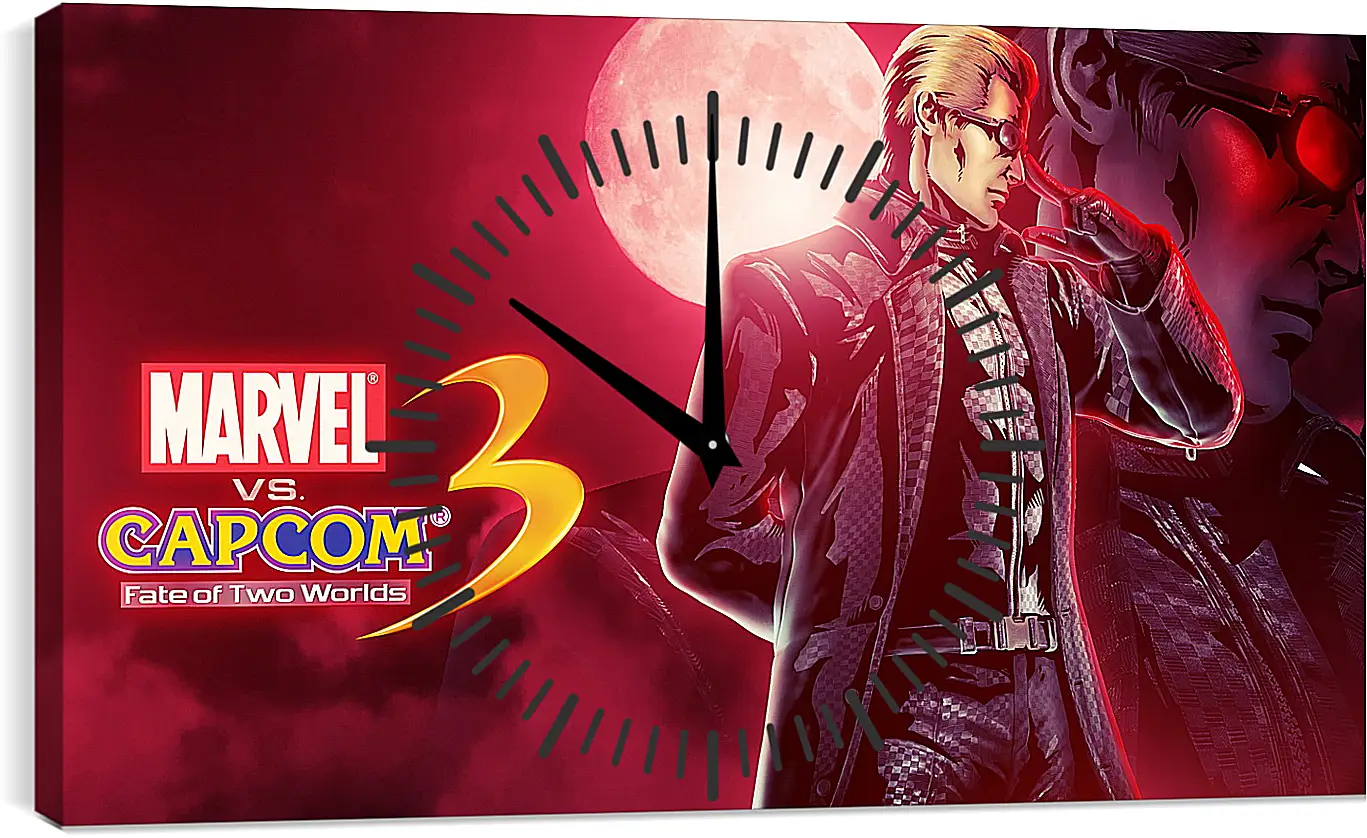 Часы картина - Marvel Vs. Capcom 3
