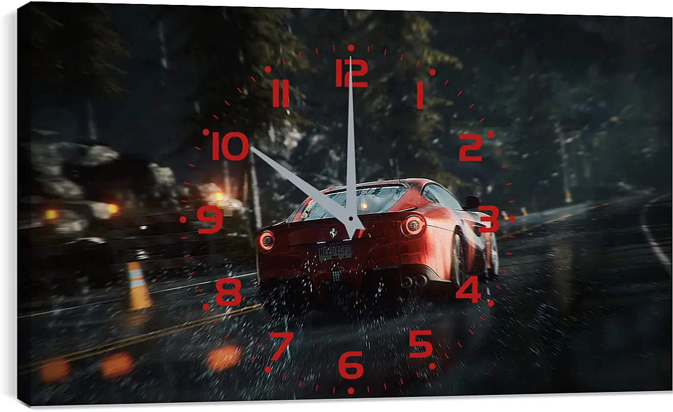 Часы картина - Need For Speed: Rivals
