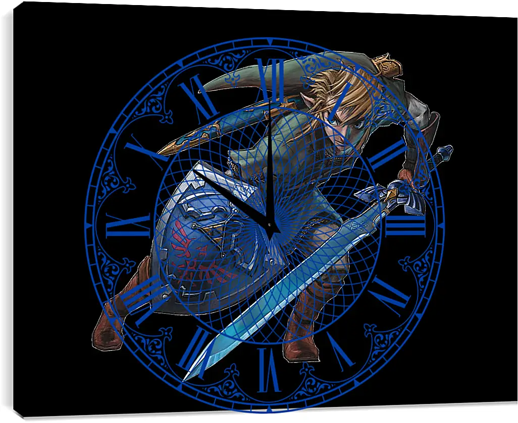 Часы картина - The Legend Of Zelda
