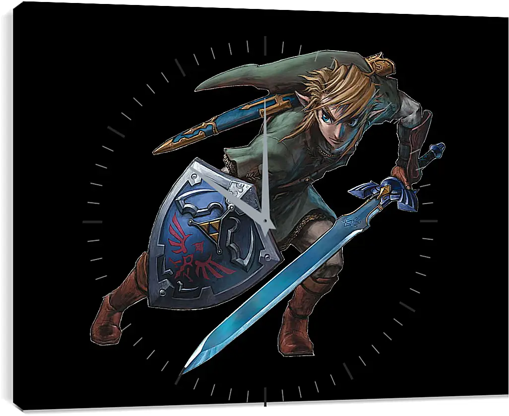 Часы картина - The Legend Of Zelda
