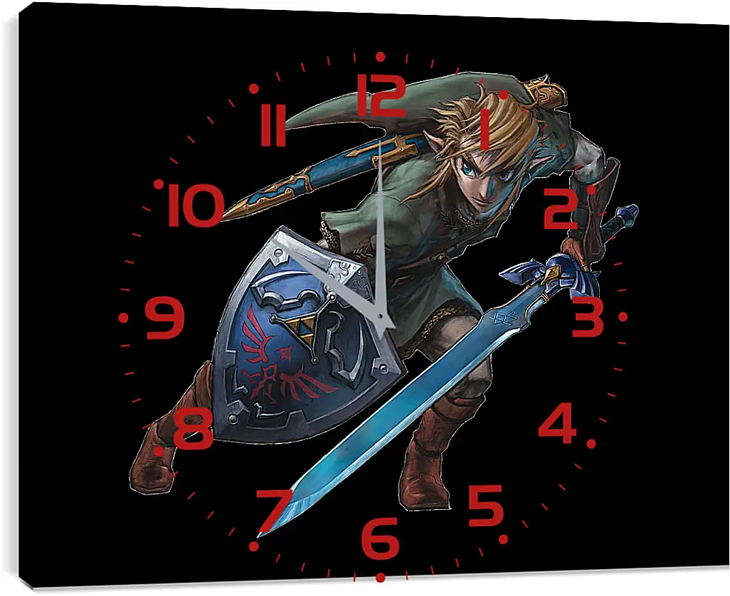 Часы картина - The Legend Of Zelda
