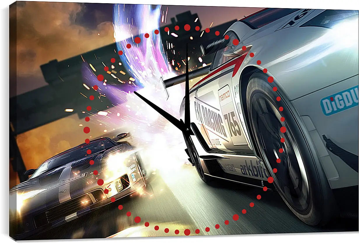 Часы картина - Ridge Racer 7
