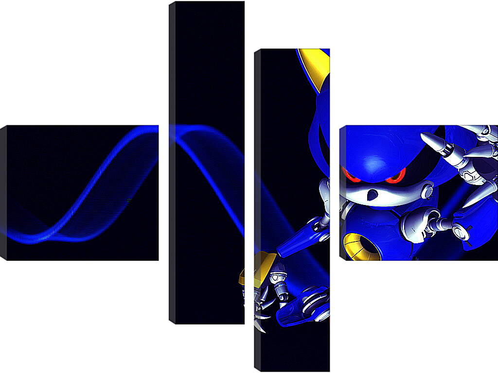 Модульная картина - Sonic The Hedgehog
