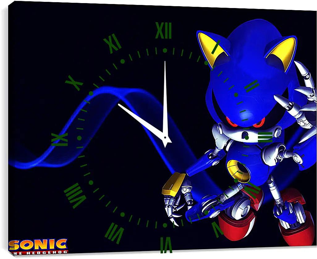 Часы картина - Sonic The Hedgehog
