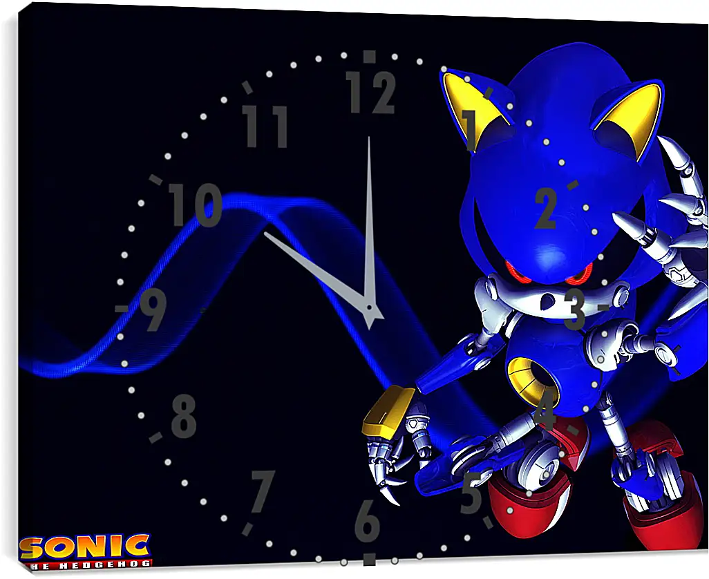 Часы картина - Sonic The Hedgehog
