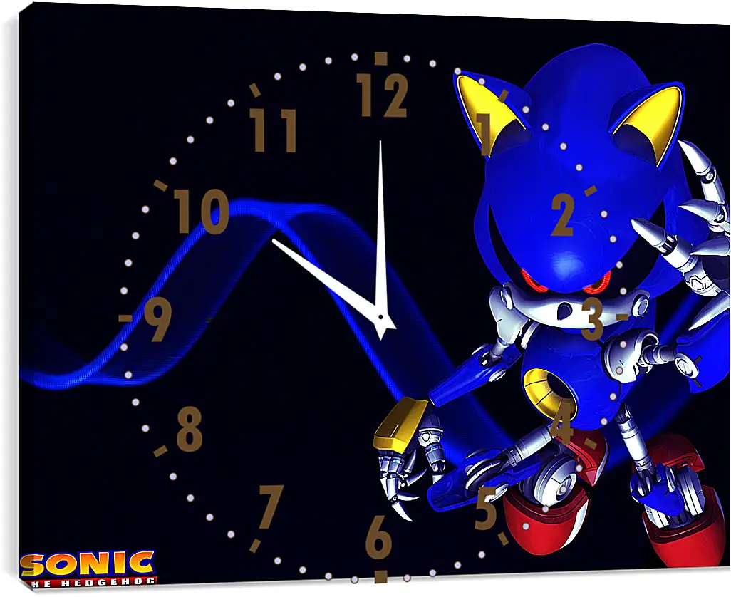 Часы картина - Sonic The Hedgehog
