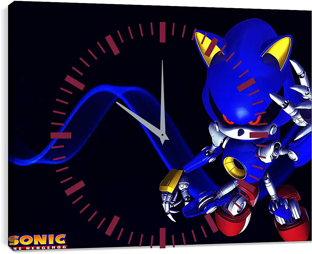 Часы картина - Sonic The Hedgehog
