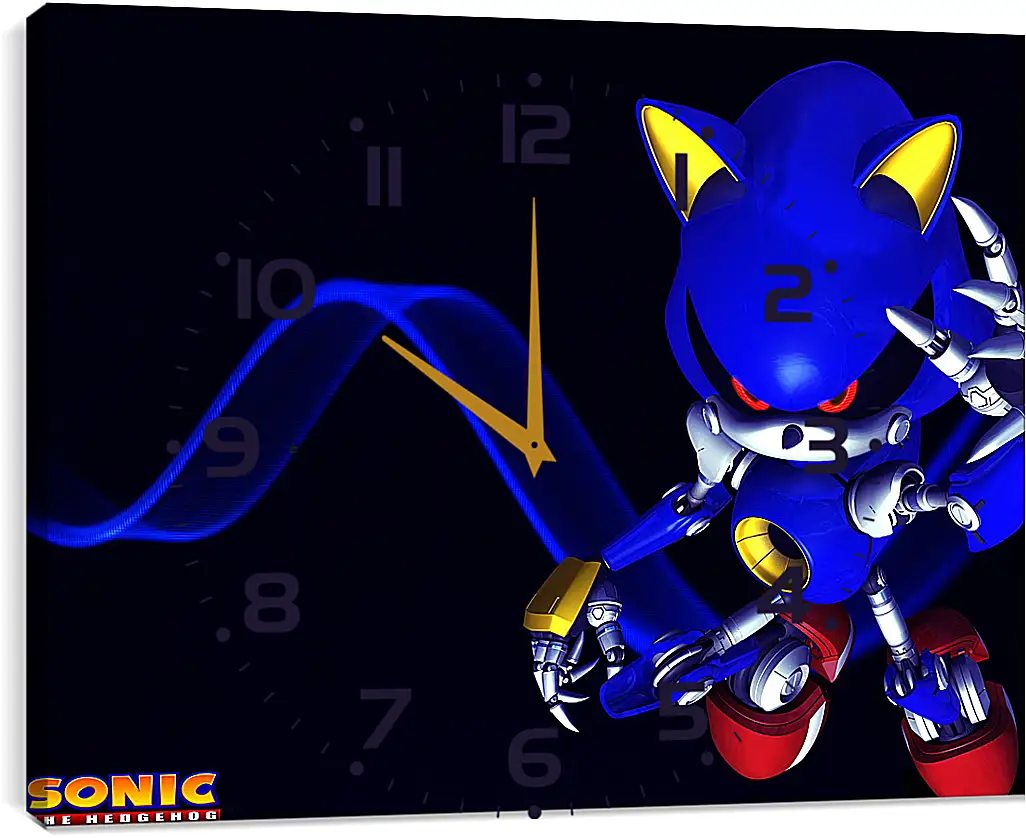 Часы картина - Sonic The Hedgehog
