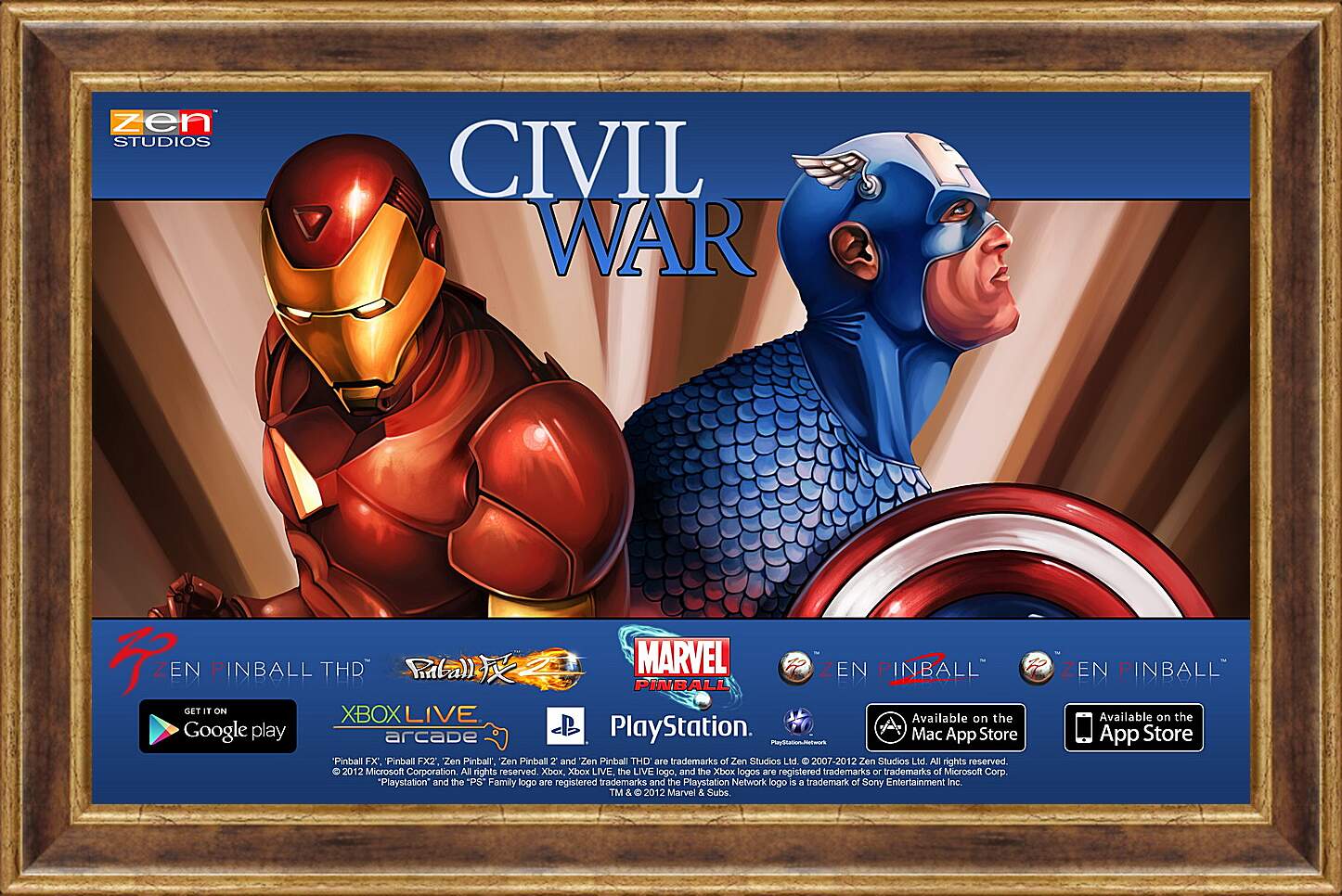 Картина в раме - Marvel Pinball: Civil War
