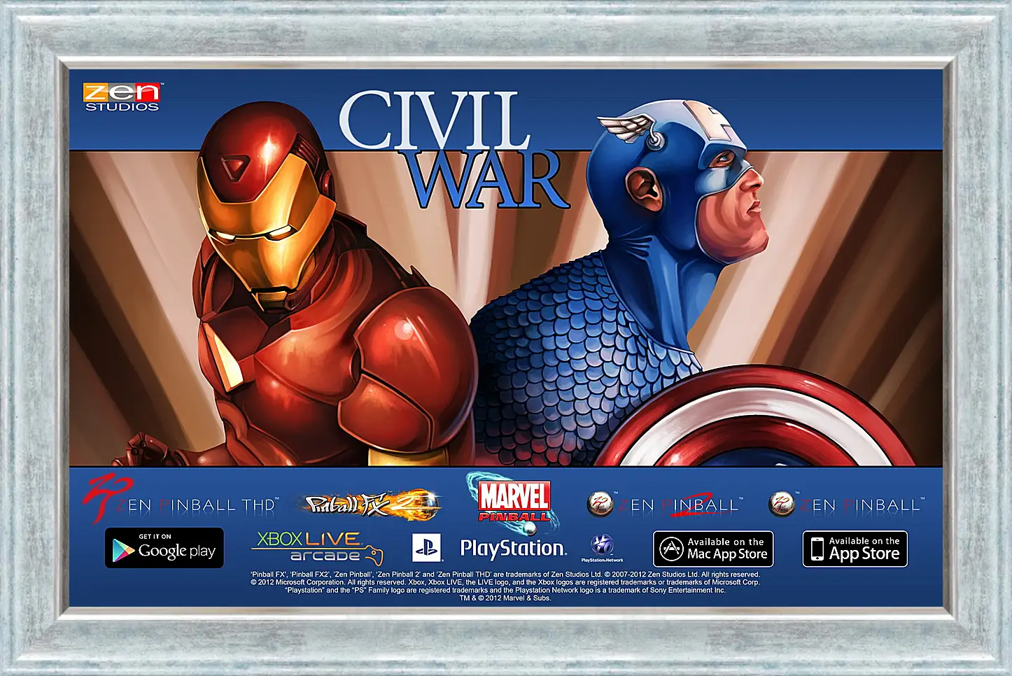 Картина в раме - Marvel Pinball: Civil War
