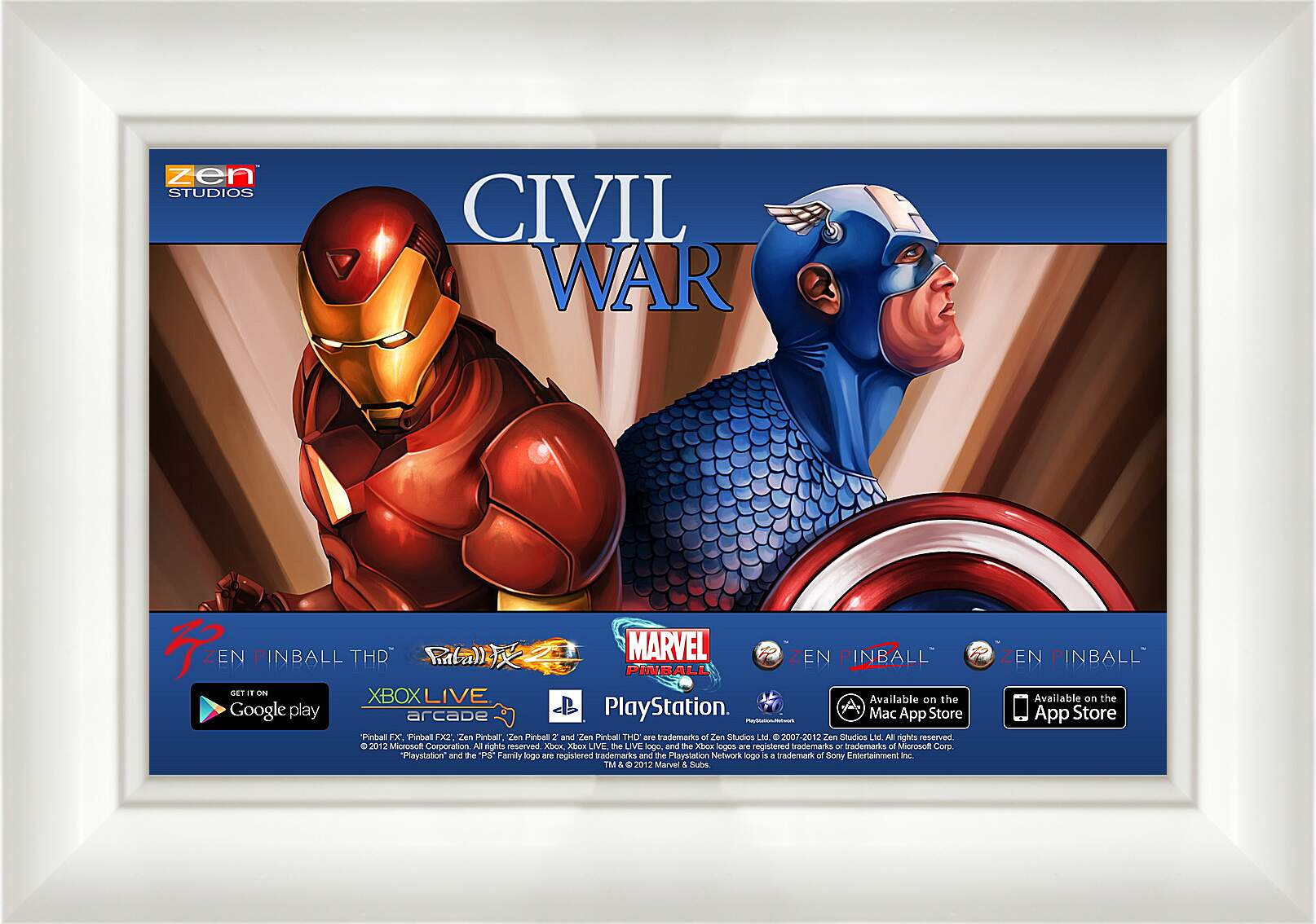Картина в раме - Marvel Pinball: Civil War
