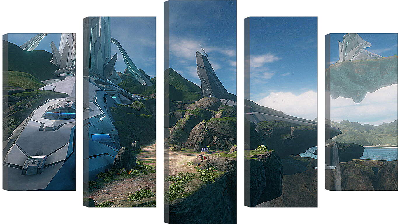 Модульная картина - Halo 4