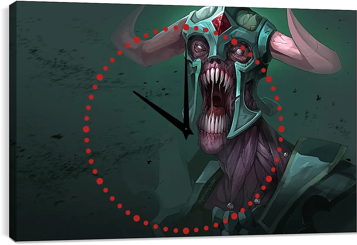 Часы картина - DotA 2