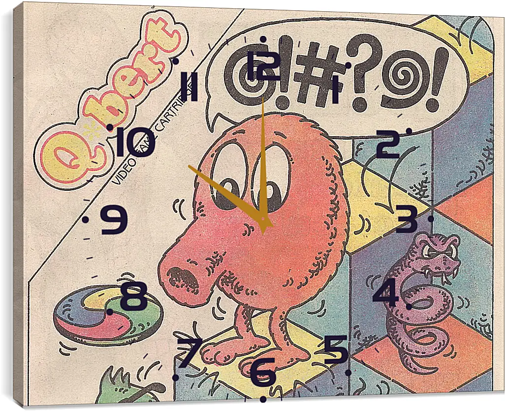 Часы картина - Q*bert
