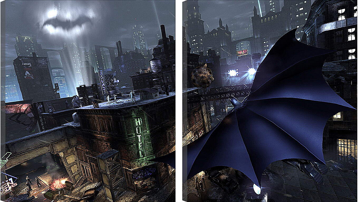 Модульная картина - Batman: Arkham City
