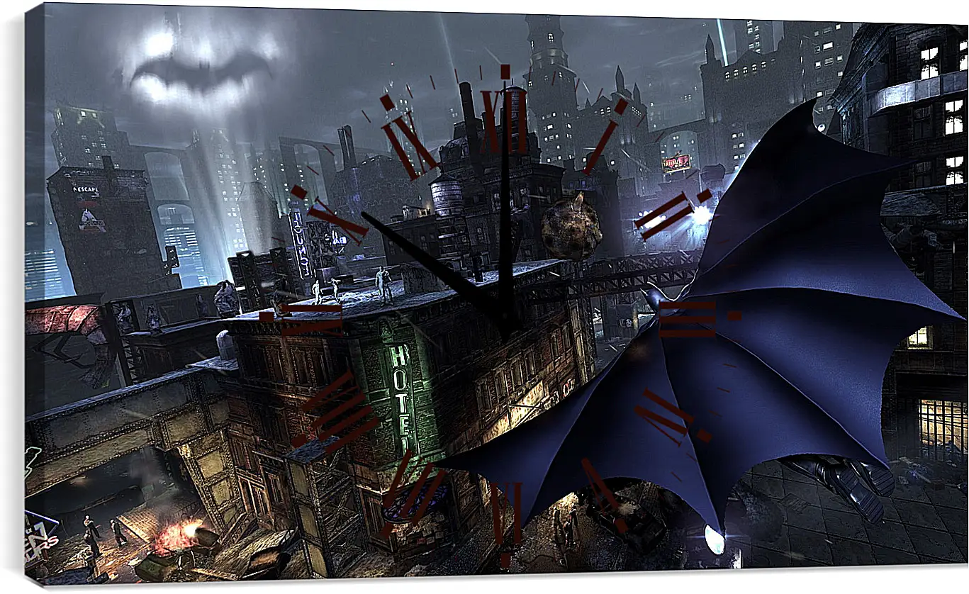 Часы картина - Batman: Arkham City
