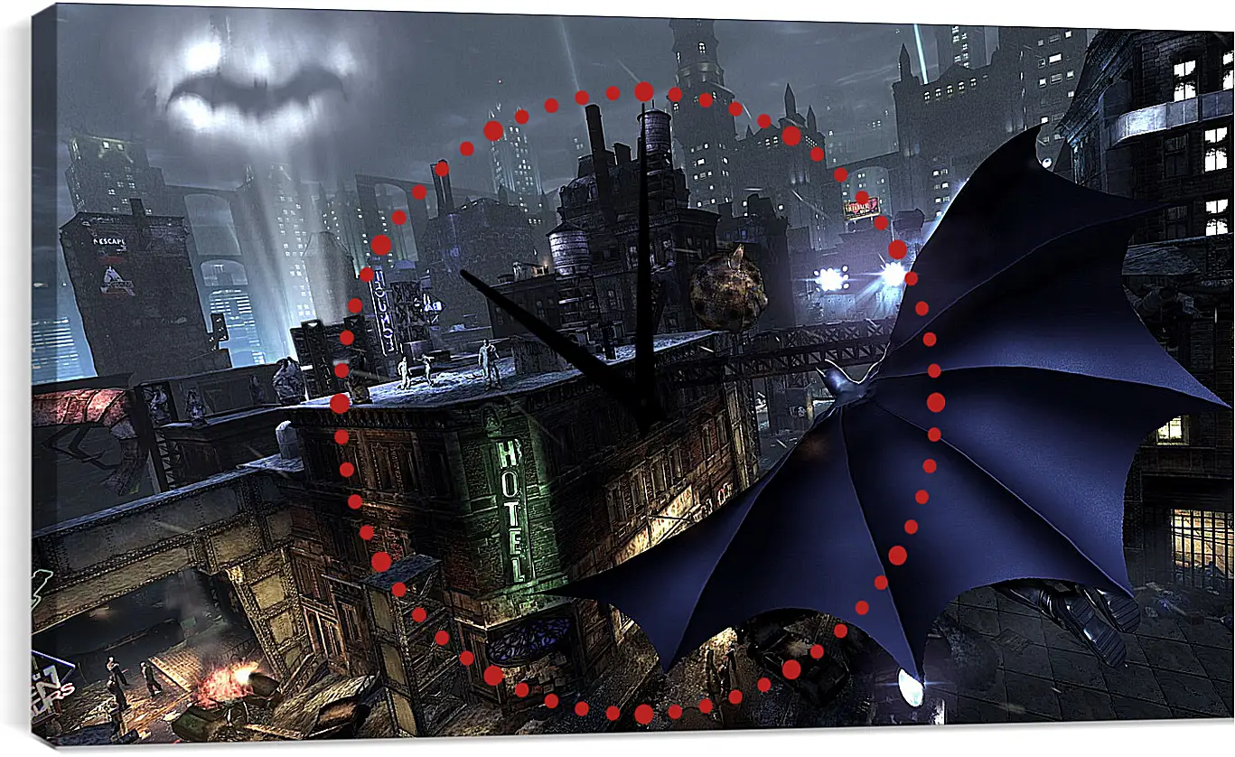 Часы картина - Batman: Arkham City
