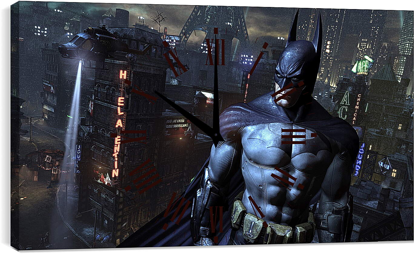 Часы картина - Batman: Arkham City