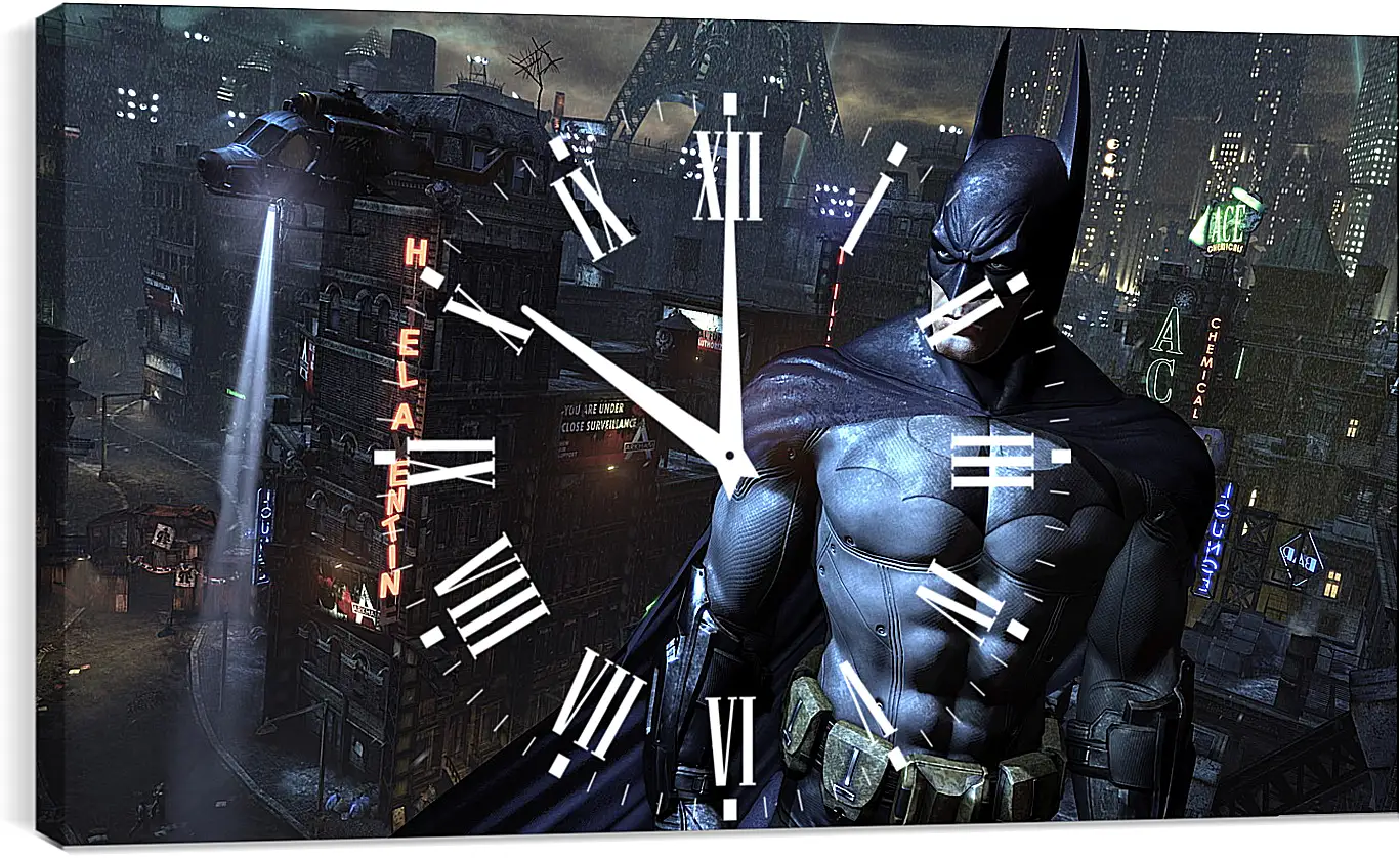 Часы картина - Batman: Arkham City