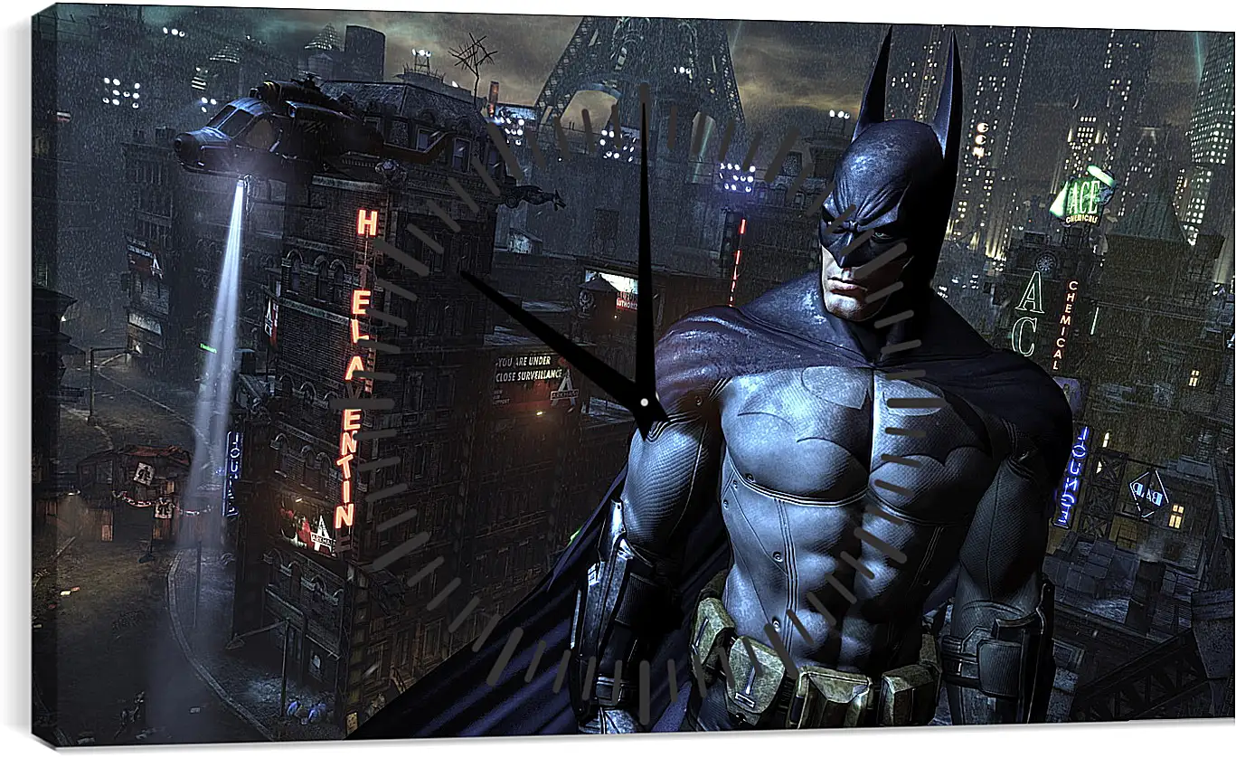 Часы картина - Batman: Arkham City