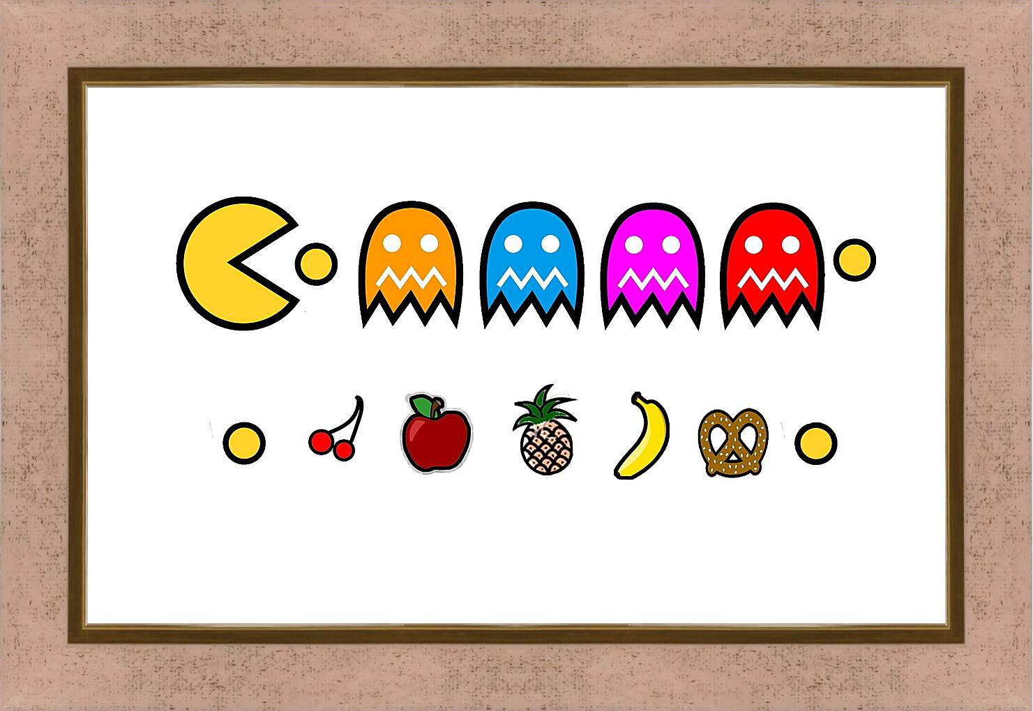 Картина в раме - Pac-Man
